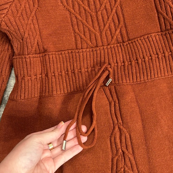 NWOT Free People Emmaline Open Back Mini Sweater Dress - Picture 9 of 13